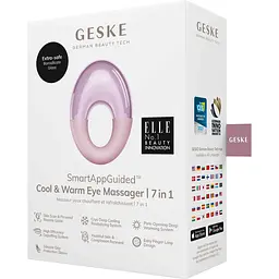 Масажер для очей GESKE Cool & Warm Eye Massager 7 в 1 рожевий - мініатюра 5