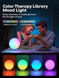 Будильник inga Sunrise з подвійною бездротовою зарядкою для iPhone, Apple Watch, AirPods, функцією створення білого шуму для сну - мініатюра 3