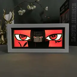 Світильник нічник 3D Наруто Ітачі Учіха Naruto Itachi Uchiha 20 см NL3D N IU 01