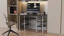 Комп'ютерний стіл Ferrum-decor Скай 75x140x70 білий ДСП Дуб Артізан 16мм (FRD-101114) - мініатюра 5