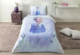 Підлітковий комплект Disney Frozen Diamond Ранфорс / простирадло на резинці Tac pbe0051175