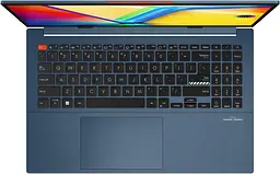 Ноутбук ASUS Vivobook S 15 K5504VA-L1118WS 15.6' FHD OLED, Intel i9-13900H, 16GB, F1TB, UMA, Win11, Блакитний (90NB0ZK1-M00520) - мініатюра 3