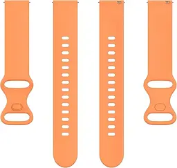 Силіконовий ремінець для смарт-годин BeWatch Amazfit універсальний S 20 мм Помаранчевий (101N3S03.2) - мініатюра 4
