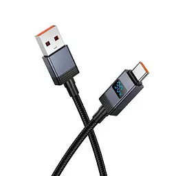 Кабель HOCO Type-C Generic charging data cable with display X118 |1m, 5A| - мініатюра 2