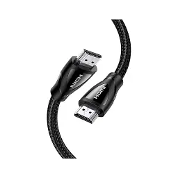 Кабель мультимедійний HDMI M to HDMI M 5.0m braided HD140 black Ugreen (80405)
