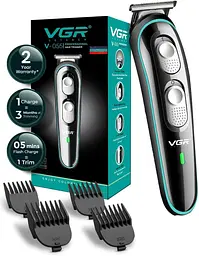 Тример для бороди та вусів V-055 ∙ Машинка для стрижки VGR V-055