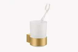 Підвісна склянка для зубних щіток VBI Terra brushed gold VBI-040704BG - мініатюра 3