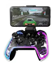Геймпад G158BT PRO, Transparent, бездротовий (Bluetooth 4.0) PC / PlayStation 3/4 / Switch / Havit teh0028538