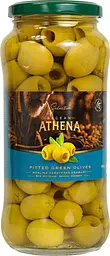 Оливки Athena зелені без кісточки, 370 г