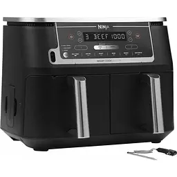 Мультипіч (аерофритюрниця) Ninja Foodi Max Dual Zone Smart Cook AF451EU - мініатюра 2
