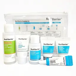 Набір мініатюр Real Barrier Essential Kit: Пінка для вмивання 50 мл + Пінка для вмивання кремова 15 мл + Крем для обличчя 10 мл + Крем для обличчя 10 мл + Крем для обличчя 5 мл - мініатюра 2