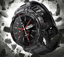 Чоловічий розумний смарт-годинник Lemfo K22 Smart Extreme Ultra Black - мініатюра 4
