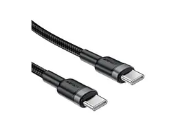Кабель USB Type-C Acefast C22-03 USB Type-C to USB Type-C 2.0 60W 1.2m Black (6974316285137) - мініатюра 2