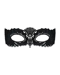 Мереживна маска Obsessive A700 mask, єдиний розмір, чорна - мініатюра 2