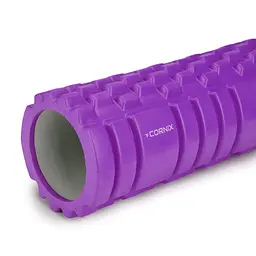 Масажний ролик Cornix EVA 33 x 14 см (валик, ролер) XR-0032 Violet - мініатюра 3