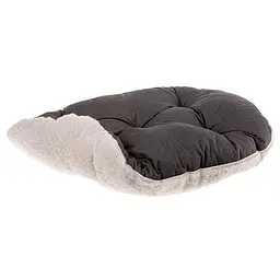 Подушка для собак та котів Ferplast Relax F 45/2 зі штучним хутром сіра 43x30 см 82045097 - мініатюра 2
