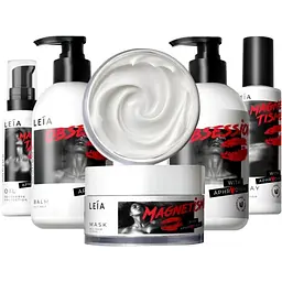 Набір LEIA Full Hair Care для схильного до жирності типу волосся шампунь 300 мл + кондиціонер 300 мл + маска 200 мл + термозахист 150 мл + олія 70 мл (65108)