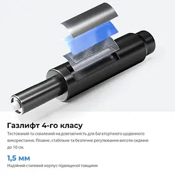 Ігрове крісло Anda Seat X-Air Pro Size XL Mesh Gray (AD-WY-01-GGF-G01) - мініатюра 10