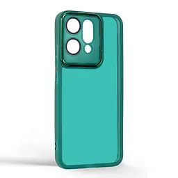 Защитный чехол для OPPO Reno14 5G, Shade, зеленый, TPU+PC, матовый, защита всего корпуса, панель-накладка, противоударный, с высокими бортами, амортизирует удары при падениях, ArmorStandart (ARM87425) - мініатюра 2