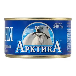 Скумбрія атлантична Арктика No5 натуральна з додаванням олії 240 г - мініатюра 2