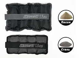 Обтяжувачі для ніг та рук з металом Metal 1,5 кг (пара) EasyFit fit0024808 - мініатюра 5