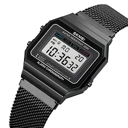 Чоловічий наручний годинник 1660BK Black Skmei acs0030641 - мініатюра 3