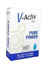 Збуджуючі краплі Hot V-Activ Caps for Men, 20 шт HOT 3-44530 103761 - мініатюра 1
