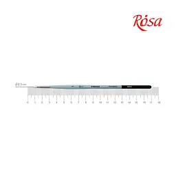Пензлик для малювання Rosa Синтетика кругла, лайнер, STREAM 123/3, № 1 (4823098517030)