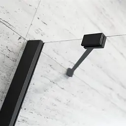 Душові двері Radaway Essenza New Black DWJ 130x200 скло прозоре, ліві (385017-54-01L) - мініатюра 7