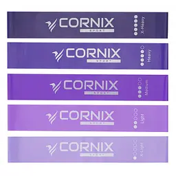Резинки для фітнесу Cornix Mini Power Band набір 5 шт 1-20 кг XR-0253 - мініатюра 3