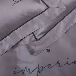 Комплект постільної білизни MirSon Imperial Tencel №06 Gray 220 х 240 см (2200010755251) - мініатюра 7