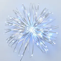 Електрогірлянда Yes! Fun нитка на мідному дроті 100 LED статична 10 м холодно-біла (975036) - мініатюра 3