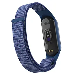 Ремінець нейлоновий ArmorStandart для Xiaomi Mi Band 7/6/5/4 Blue (ARM67841) - мініатюра 2