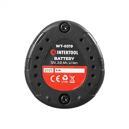 Акумулятор, 12 В, Li-Ion, 2,0 А·год, для дриля-шурупокрута WT-0310/WT-0318/WT-0322 INTERTOOL WT-0319 - мініатюра 5