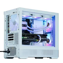 Корпус Zalman P30 AIR без БП 1xUSB3.0 1xUSBType-C 3x140мм ARGB VGA 392мм LCS ready TG Side Panel mATX білий - мініатюра 4
