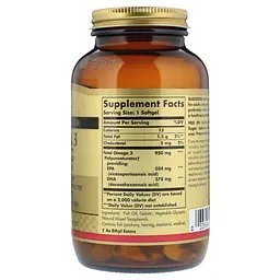 Жирні кислоти Solgar Риб'ячий Жир, Омега 3 (Omega-3 EPA, DHA), 950 мг, Потрійна С (SOL-02058) - мініатюра 2
