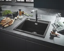 Кухонна мийка Grohe K700 із композиту 31651AP0, Чорний матовий - мініатюра 8