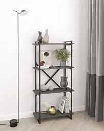 Стелаж у стилі Loft FH-Ant-2 700х1400х300 мм Антрацит