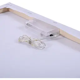 Картина за номерами Santi Зайченя з зірочкою 30х40 см LED підсвітка (956443) - мініатюра 6