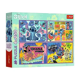 Пазл Trefl Lilo&Stitch Дивовижний Стіч 4х 250 елементів (5900511133110)