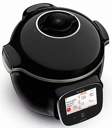 Мультиварка скороварка Tefal Cook4me Touch 1600Вт 6л сенсорне керування 13 програм чорний - мініатюра 4