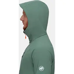 Куртка Mammut Ultimate Comfort SO Hooded Jacket Men XXL Dark Jade - мініатюра 6