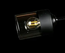 Люстра стельова Splendid Ray LGH60021/6A, E27, 40W, чорний/хром/білий, 70 см, сучасний стиль для дому - мініатюра 2
