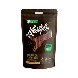 Ласощі для собак Nature's Protection Lifestyle Snack For Dogs Duck Sticks смужки з качки, 75 г
