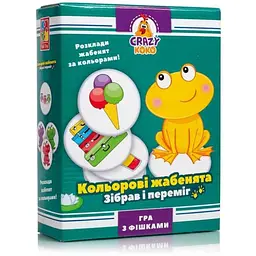 Гра настільна VLADI TOYS Кольорові жабенята (укр) VT8025-06