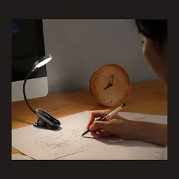 Настільна лампа Baseus Comfort Reading Mini Clip Lamp Dark Gray (DGRAD-0G) [67870] - мініатюра 14