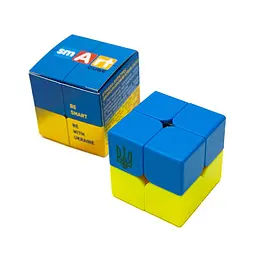 Головоломка Розумний кубик 2х2х2 "Прапор України" SCU222 (Bicolor Smart Cube 2x2x2 "Ukraine") - мініатюра 2