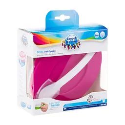 Тарілка дитяча Canpol babies 350 мл рожева (31/406_pin) - мініатюра 4