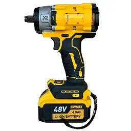 Набір інструментів DeWalt 2 в 1 шуруповерт ударний гайковерт із кейсом та акумуляторами 48 Вт Жовто чорний - мініатюра 6