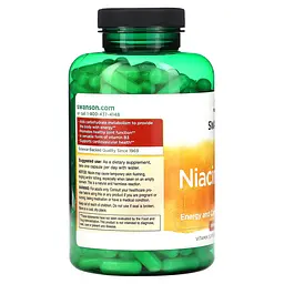Ніацинамід Swanson Niacinamide 500 мг 250 капсул - мініатюра 3